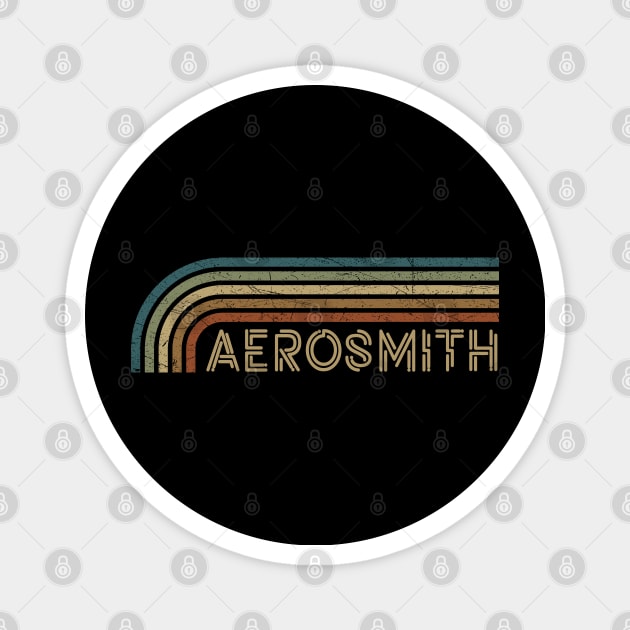 Aerosmith Retro Stripes Magnet by paintallday